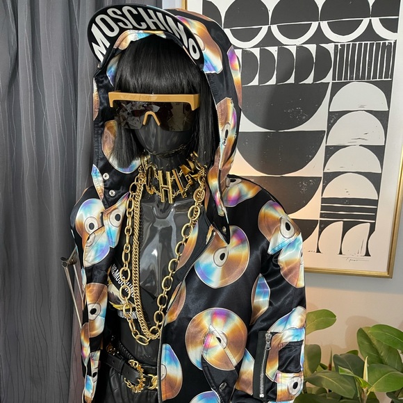 Moschino x H&M Limited Edition CD Unisex Bomber Jacket - Picture 4 of 14